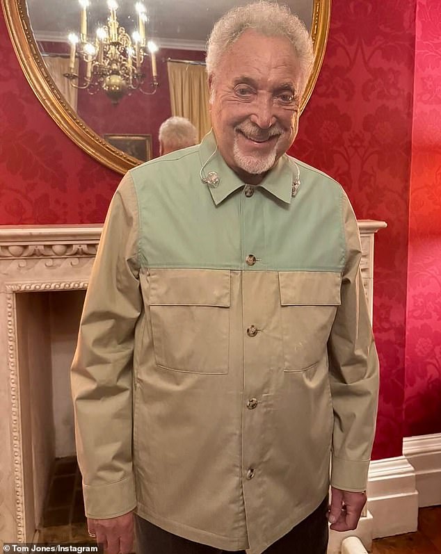 Sir Tom Jones, 85, has been forced to cancel his show due to health reasons just hours before taking to the stage in Bremen, Germany on Tuesday  (pictured last week)