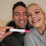 Josh Burns and Georgie Purcell have stunned their followers by announcing that they are expecting their first child together. Both pictured
