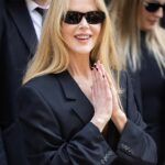 Nicole Kidman looked nowhere near her age as she attended the Balenciaga show at Paris Fashion Week on Wednesday