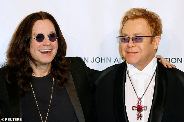 The world of music has honoured Ozzy Osbourne, with icon Sir Elton John leading the stars paying emotional tribute to The Prince of Darkness following his death aged 76 (pictured together in 2007)