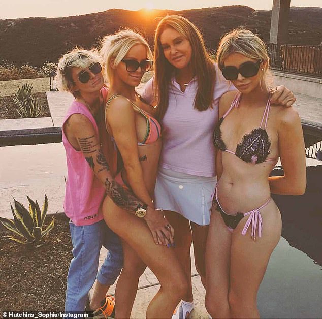 A photo of the late Sophia Hutchins with her friends has resurfaced following her tragic death at age 29