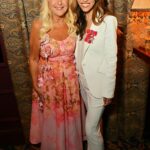 Vanessa Feltz partied with her friend Myleene Klass on Wednesday as her ex Ben Ofoedu married his new partner