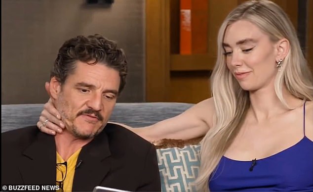 Fans have been left confused after Vanessa Kirby began stroking Pedro Pascal's face in their latest show of affection for each other