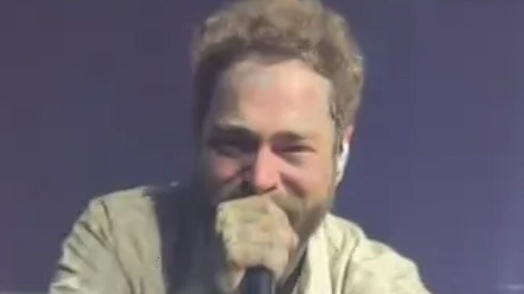 Watch the shocking moment Post Malone falls off stage mid-gig - leaving fans screaming in fear