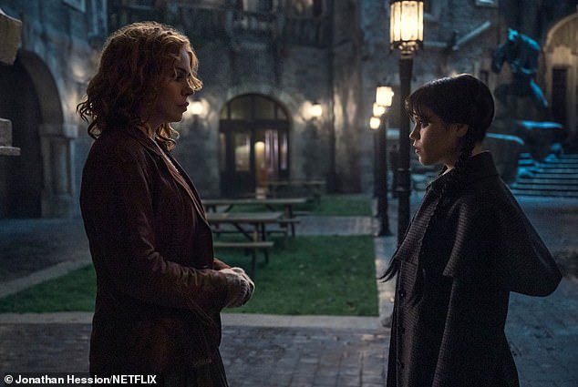 The supernatural mystery comedy, which follows Wednesday Addams (Jenna Ortega pictured right), debuted on the streaming service in November 2022. The show was quickly renewed for a second series in January 2023