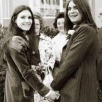 Rock icon Ozzy Osbourne (right) and his first wife Thelma Riley (left) pictured at their wedding in 1971