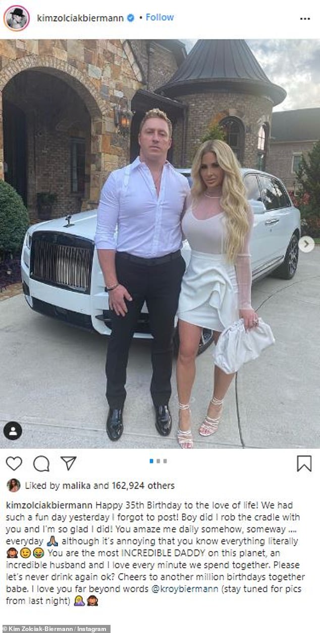 Kim also gushed about a new mystery man in her life, and she admitted that she wished she and her estranged husband Kroy communicated more about the four children they share