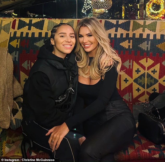 Chelcee's new public romance comes after she was pictured passionately kissing TV presenter Christine, with whom she shared a close friendship