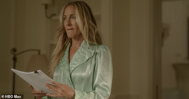 The show has been panned over its bizarre plotholes and 'cartoonish acting' - pictured Sarah Jessica Parker as Carrie Bradshaw