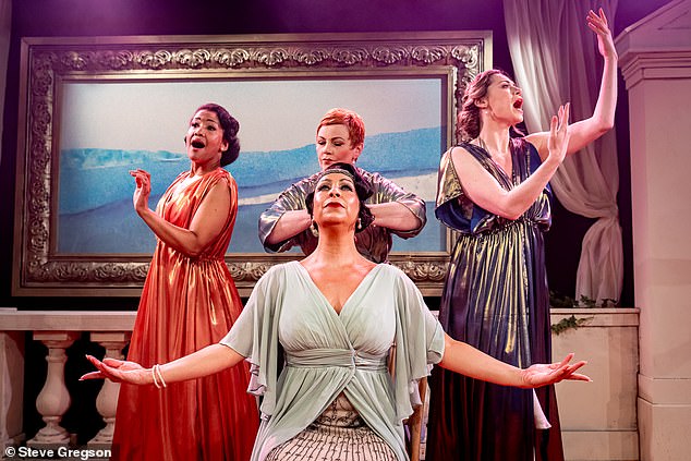 Siren song: (clockwise from left) Jasmine Kerr, Sophie-Louise Dann, Monique Young and Amira Matthews in Extraordinary Women, a musical based on Compton Mackenzie's 1928 novel