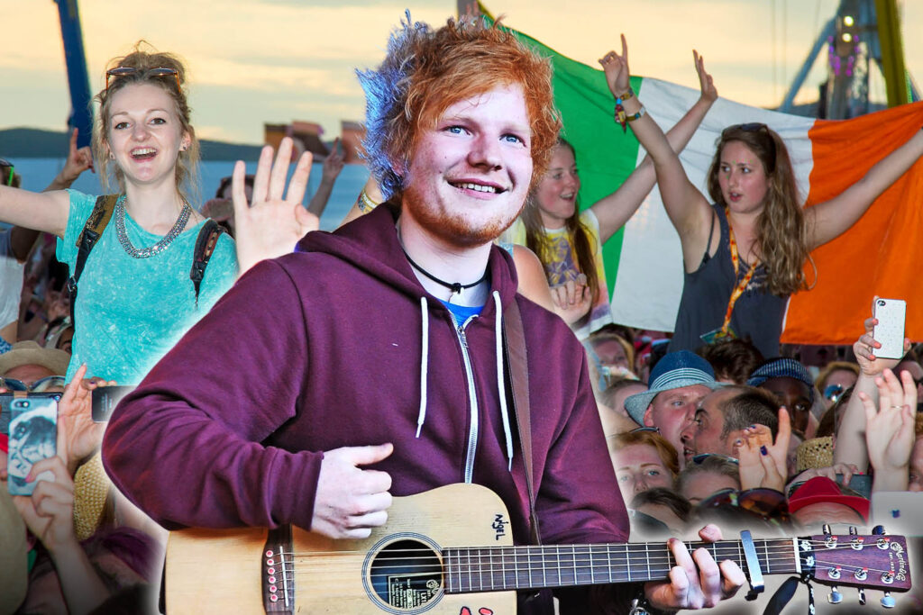 Ginger-haired pop megastar Ed Sheeran 'caused earthquake' after thousands of fans jumped to hit songs at packed concert