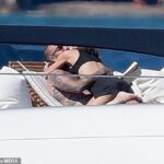 Victoria, 51, and David Beckham, 50, shared a very steamy moment on their £16million yacht in romantic Saint Tropez on Wednesday